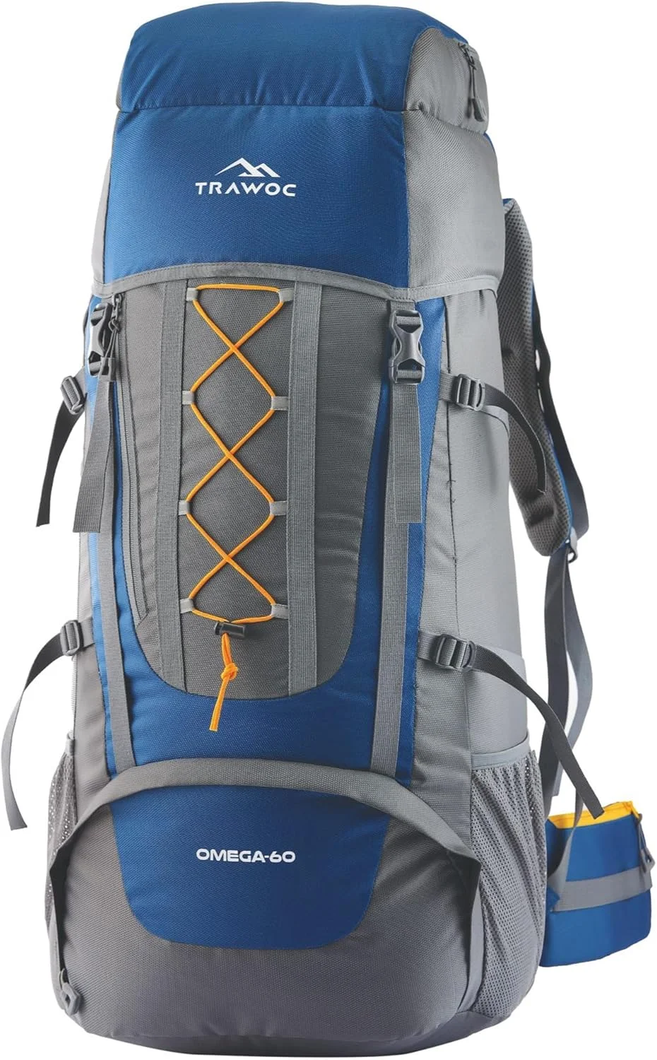 کوله پشتی تراوک امگا 60 لیتری برای مردان و زنان، کیف مسافرتی، کوله پشتی کوهنوردی و کمپینگ