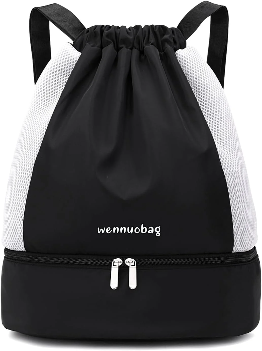 کوله پشتی بند دار ضد آب URbazaar - کیف شنای جداکننده خشک و مرطوب برای ساحل، باشگاه، ورزش، تناسب اندام، سوارکاری - مناسب برای بزرگسالان و کودکان