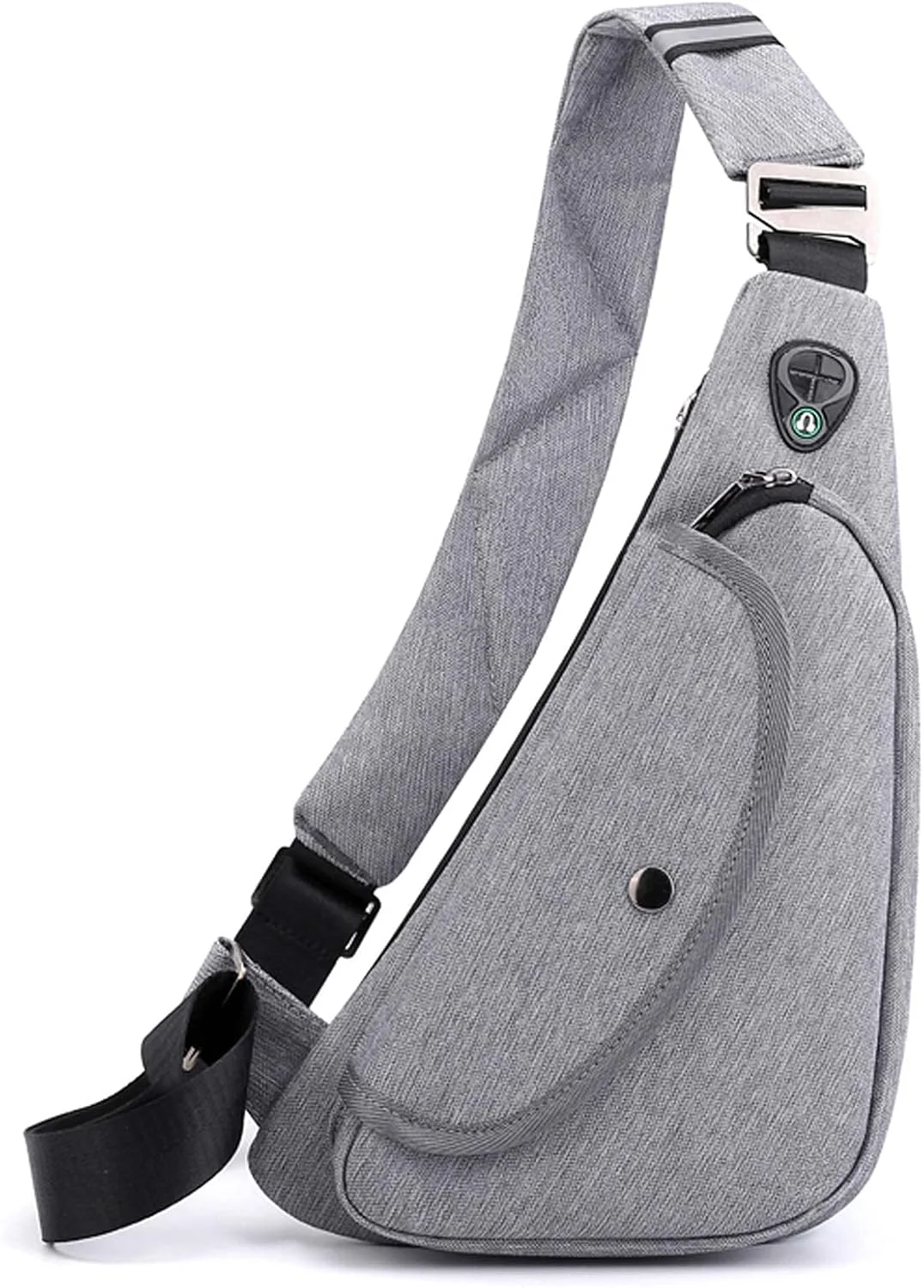 کیف دوشی اسلینگ، کوله پشتی نامتقارن مردانه فوق سبک، کیف سینه ای چند منظوره، کیف کراس بادی پسرانه، مناسب ورزش های فضای باز، مسافرت، باشگاه، دویدن، پیاده روی، کوله پشتی روزانه، دوچرخه سواری، کمپینگ، کیف مسافرتی فضای باز (خاکستری A)