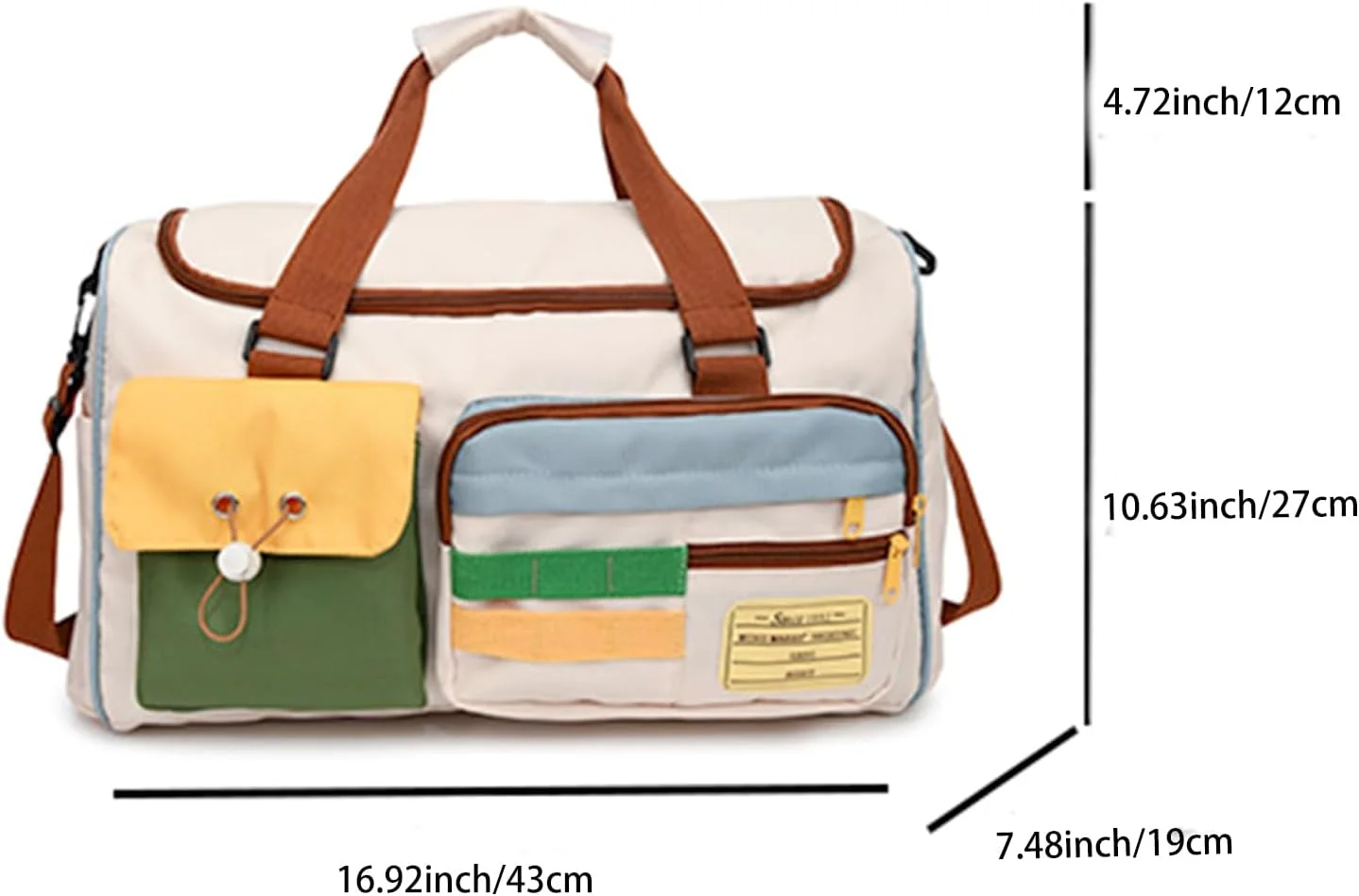 کیف مسافرتی ورزشی ضد آب | کوله پشتی جیم بزرگ زنانه | بادوام و شیک