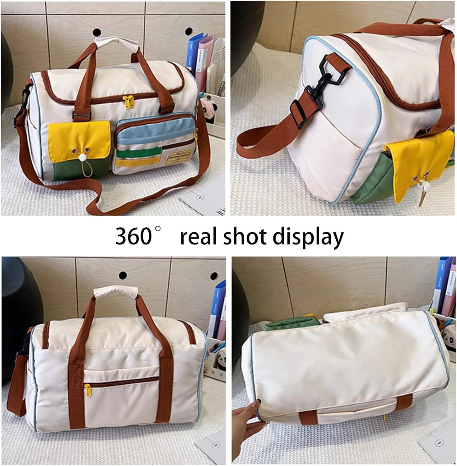 کیف مسافرتی ورزشی ضد آب | کوله پشتی جیم بزرگ زنانه | بادوام و شیک