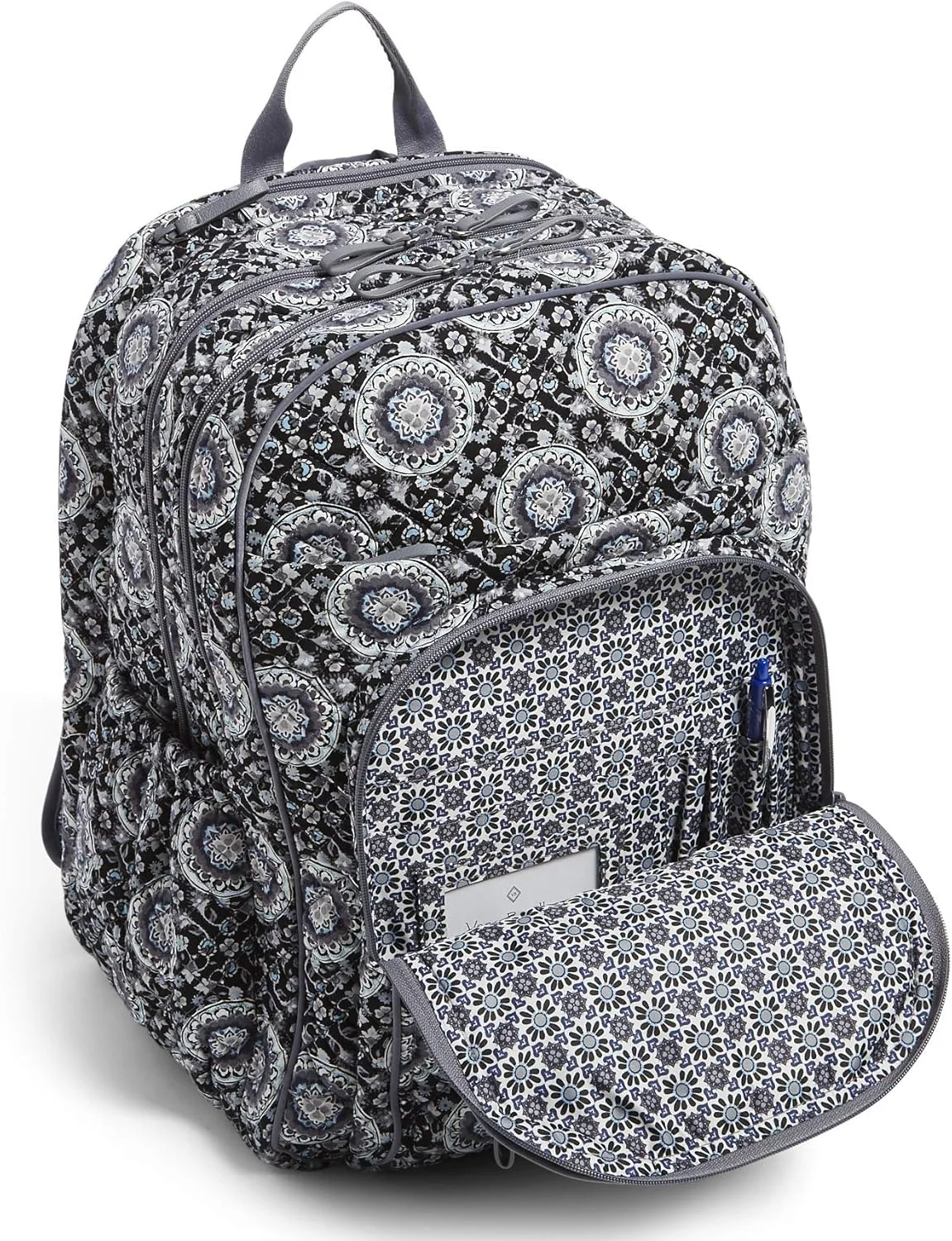 کوله پشتی بزرگ دانشجویی زنانه ورا بردلی از جنس کتان