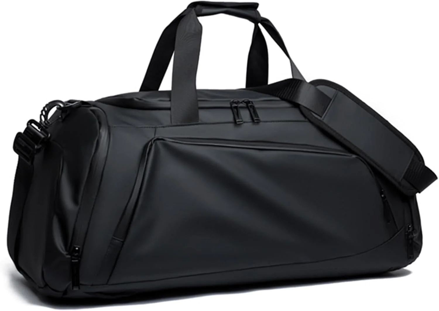 کوله پشتی ورزشی ضد آب 40 لیتری مناسب آقایان و بانوان، کیف بزرگ مسافرتی با محفظه های جداگانه برای وسایل خیس و کفش، کیف بادوام چند منظوره برای شنا، یوگا، پیاده روی، کمپینگ، سفر، دارای بند شانه برای حمل