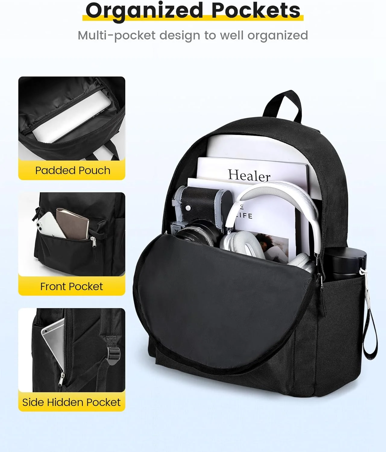 کوله پشتی سبک Vorspack مناسب دانشگاه، مسافرت و کار برای آقایان و بانوان