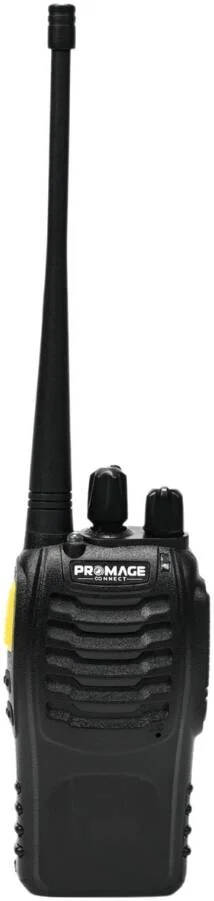 بسته دوتایی رادیو قابل حمل پرومِیج کانکت مدل PC-WT710، طراحی جمع و جور و سبک، باتری 1500 میلی آمپر ساعتی، هندزفری، برای فعالیت های خارج از منزل و ارتباطات صنعتی، بسته 4 عددی | PC-WT710