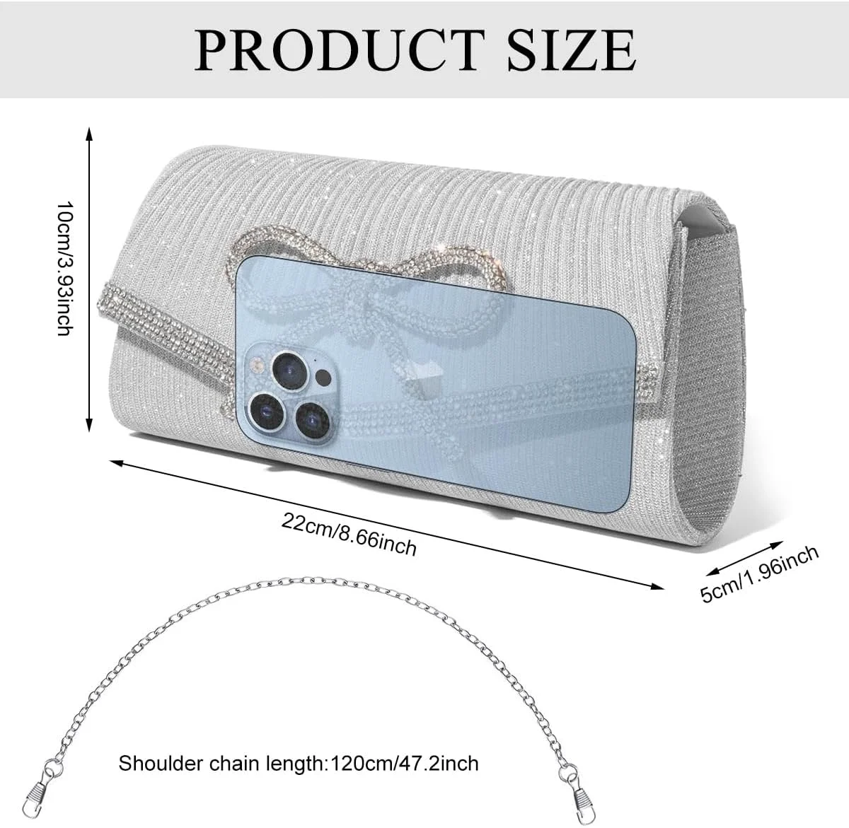 کیف دستی پاپیونی مجلسی، کیف های دوشی زنانه، کیف های دستی براق، کیف شانه ای نگین دار اکلیلی برای مهمانی و مراسم رسمی