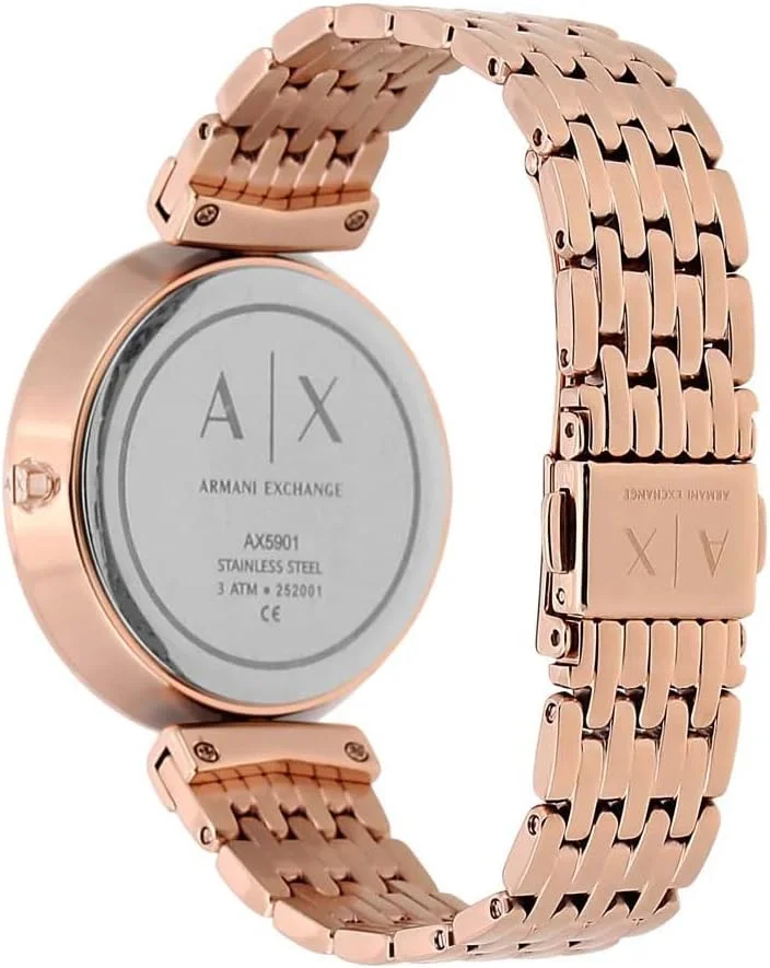 ساعت مچی زنانه آرمانی اکسچنج، بدنه استیل ضد زنگ، سایز 36 میلی متر