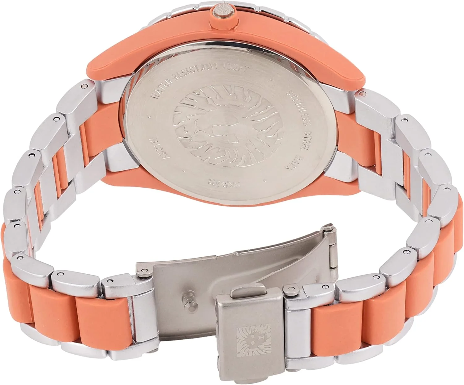 ساعت زنانه آنه کلاین مدل AK3911LBSV با نمایشگر آنالوگ و بند پلاستیکی، آبی روشن