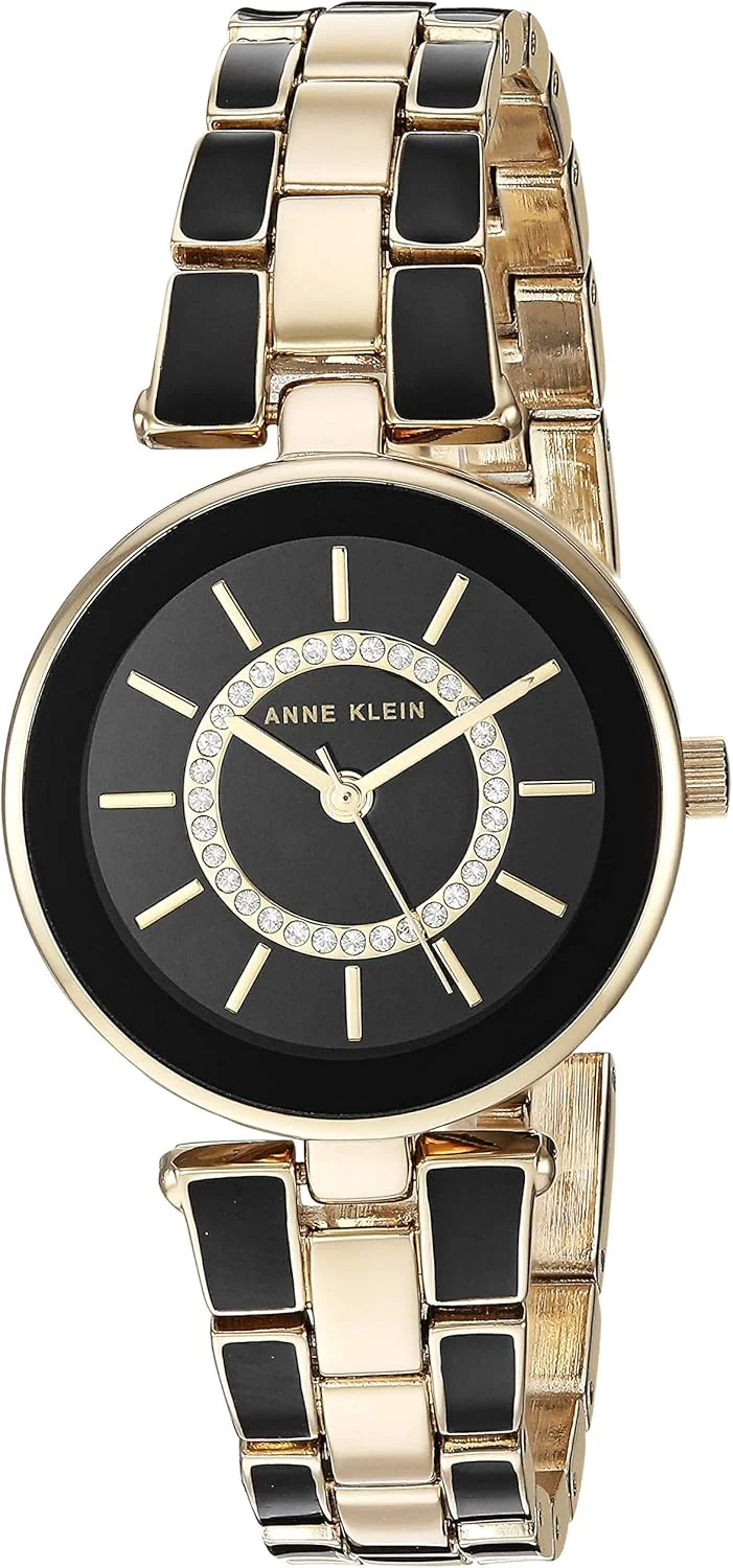 ست ساعت و دستبند زنانه آنه کلاین با نگین های کریستالی ممتاز