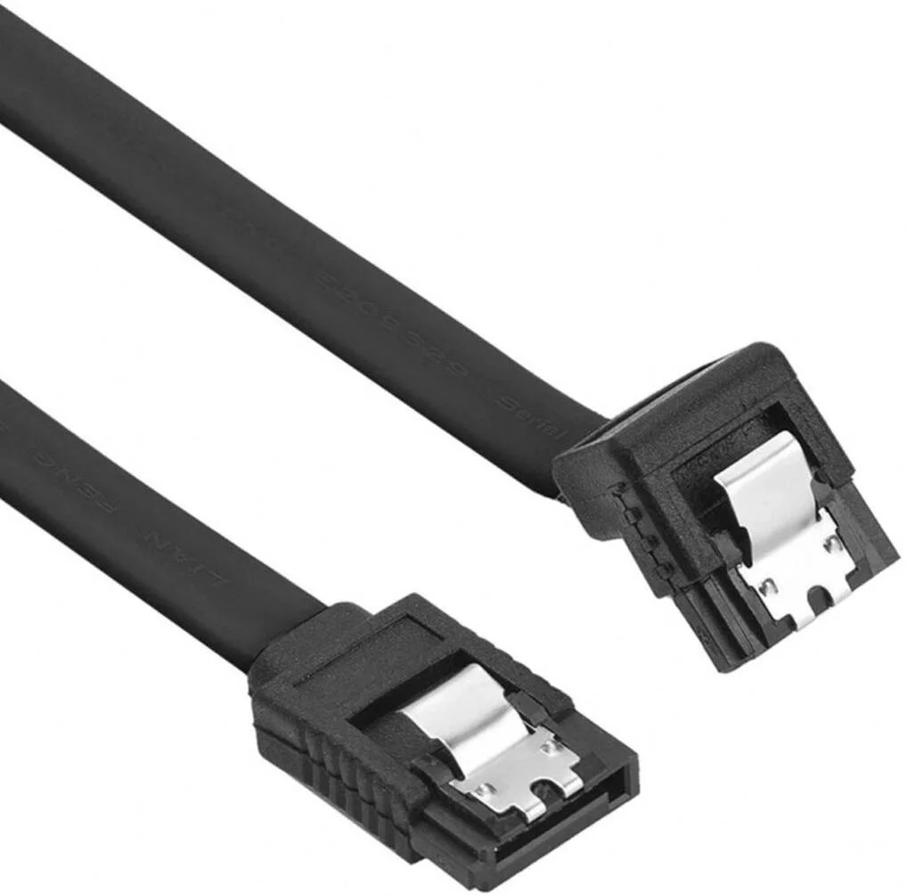 کابل داده SATA 3 یوگرین US217، 0.5 متری، HDD، SSD، ODD، کابل اتصال داده پرسرعت 6 گیگابیت بر ثانیه، زاویه دار، بادوام، مشکی | 30797