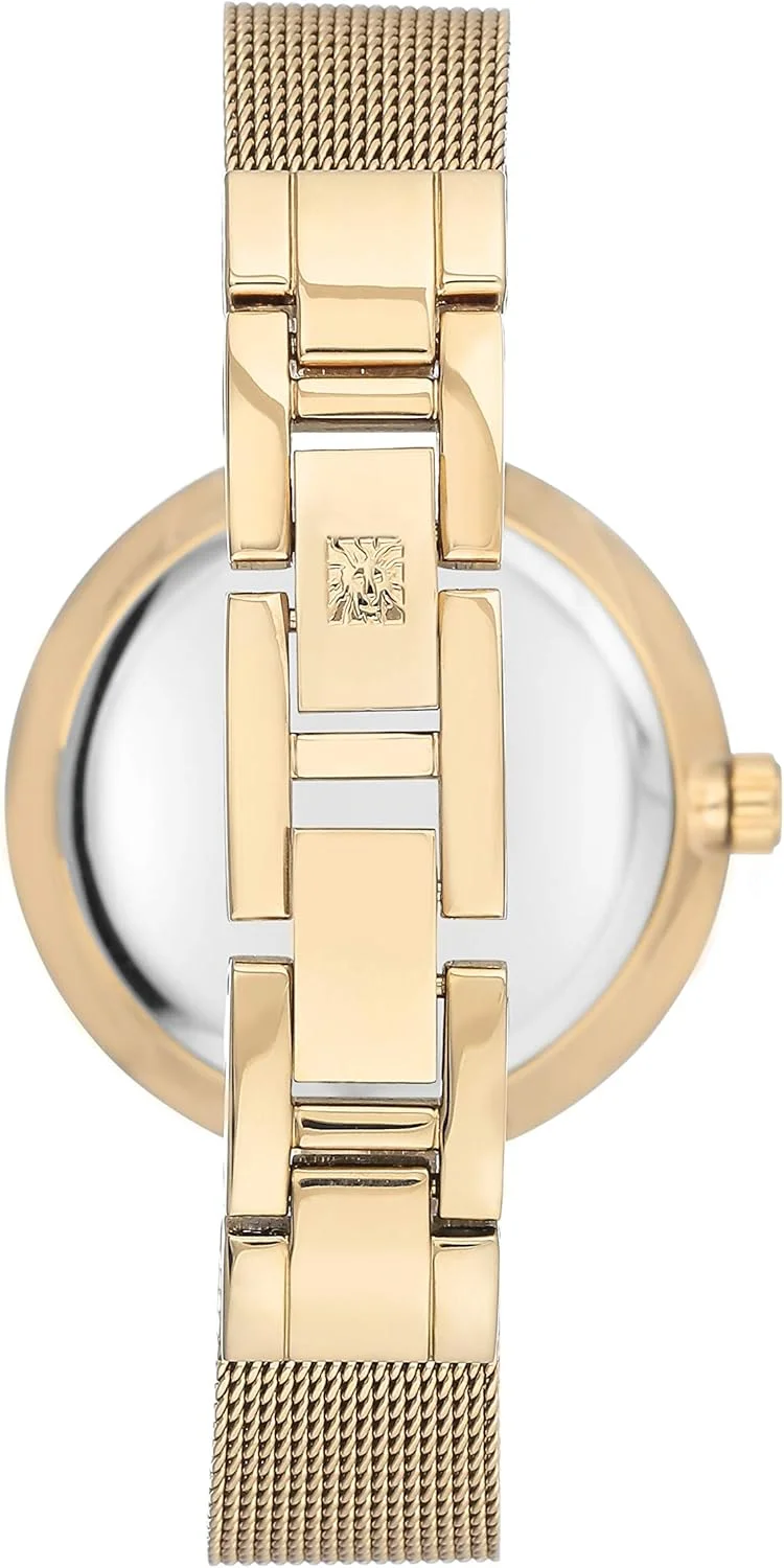 ساعت مچی زنانه آنه کلاین با دستبند توری و تزیینات کریستالی ممتاز