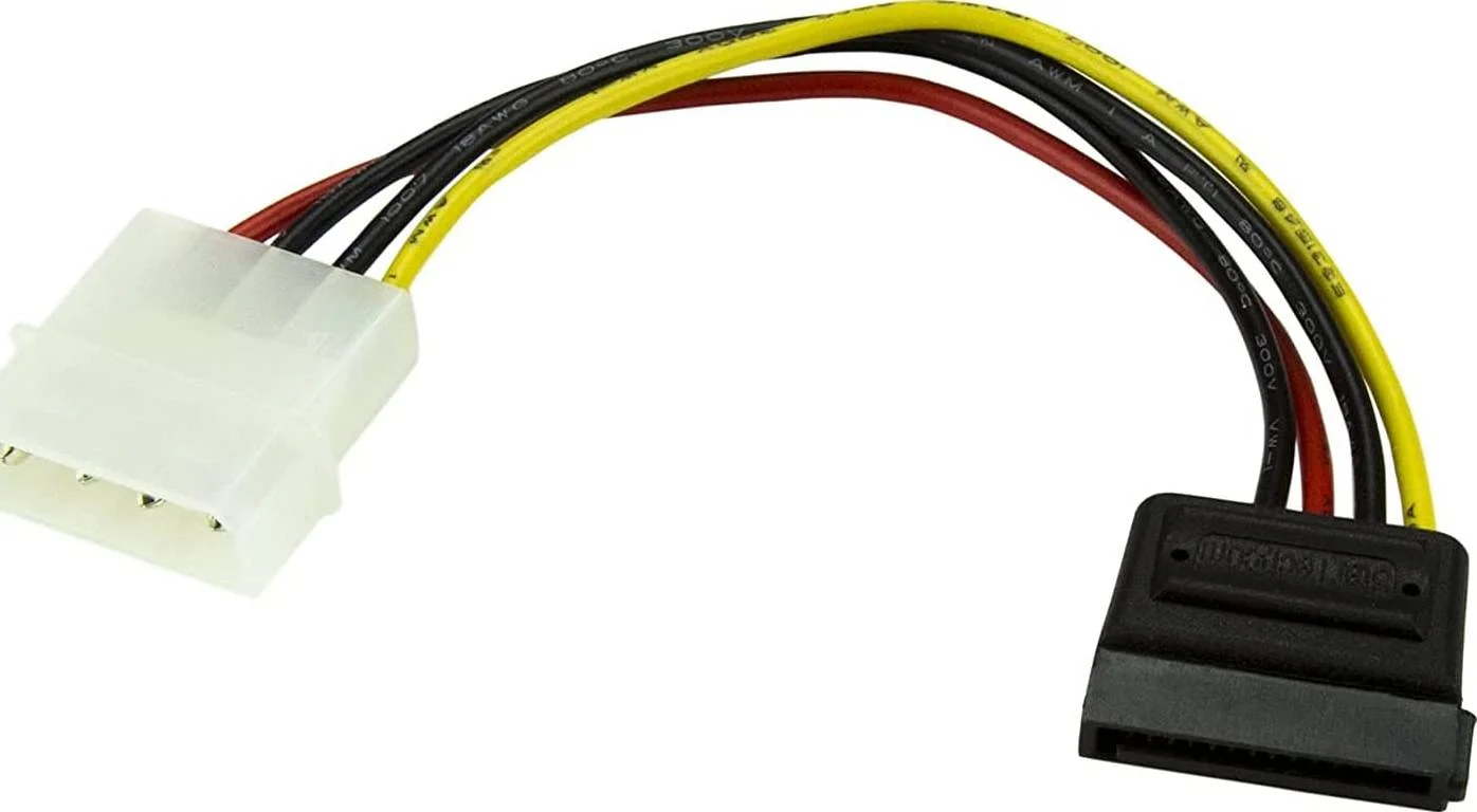 آداپتور کابل برق 4 پین LP4 به SATA به طول 15 سانتی متر - LP4 به SATA - کابل 15 سانتی متری LP4 به SATA - برق 4 پین به SATA آداپتور کابل برق 4 پین LP4 به SATA به طول 15 سانتی متر - LP4 به SATA - کابل 15 سانتی متری LP4 به SATA - برق 4 پین به SATA