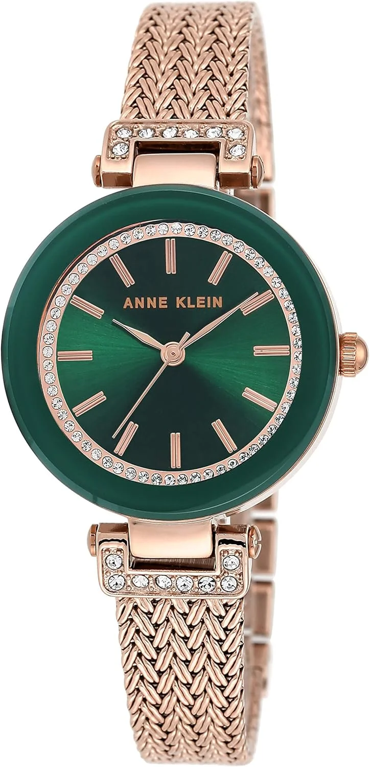 ساعت مچی زنانه آنه کلاین با دستبند توری و نگین های تزئینی