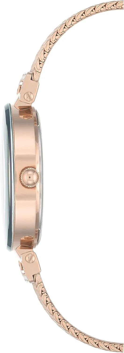 ساعت مچی زنانه آنه کلاین با دستبند توری و نگین های تزئینی