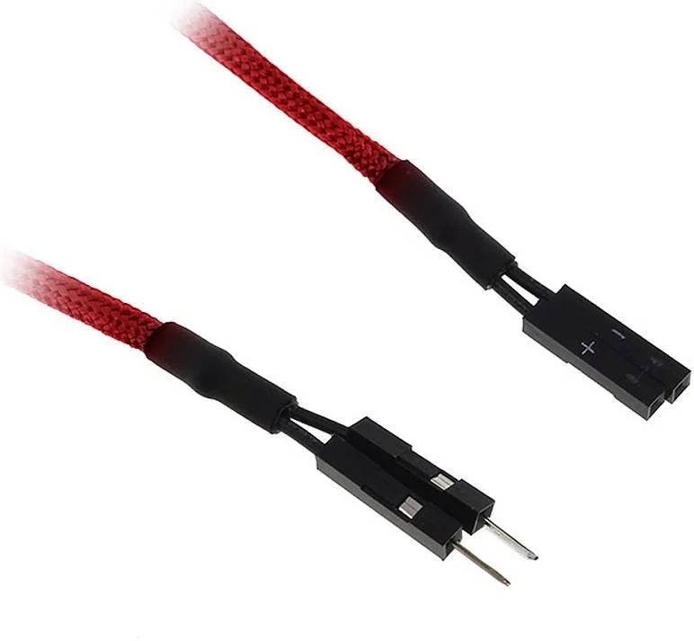 کابل افزایش طول 30 سانتی متری ورودی/خروجی BitFenix Alchemy با روکش چند لایه | BFA-MSC-21O30RK-RP