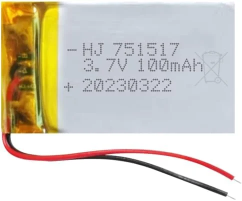 باتری لیتیومی 3.7 ولت 100 میلی آمپر ساعتی تک عددی برای قطعات یدکی هلیکوپتر کوادکوپتر مینی پهپاد RC باتری لیتیومی 3.7 ولت 100 میلی آمپر ساعتی تک عددی برای قطعات یدکی هلیکوپتر کوادکوپتر مینی پهپاد RC