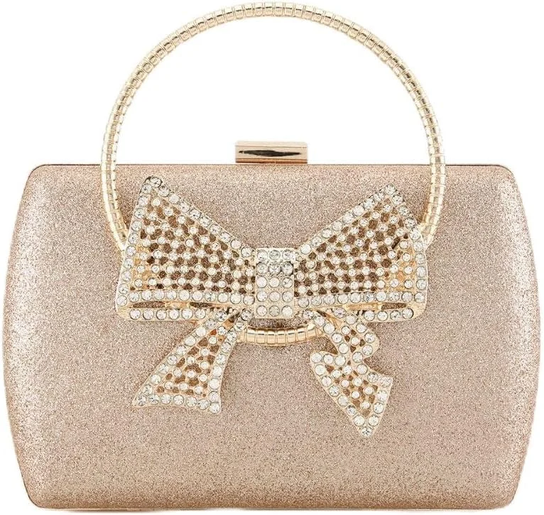 کیف دستی مجلسی زنانه و دخترانه Glitters، کیف پول سکه ای سخت و براق، کیف شانه ای عروسی زنانه، کیف مهمانی