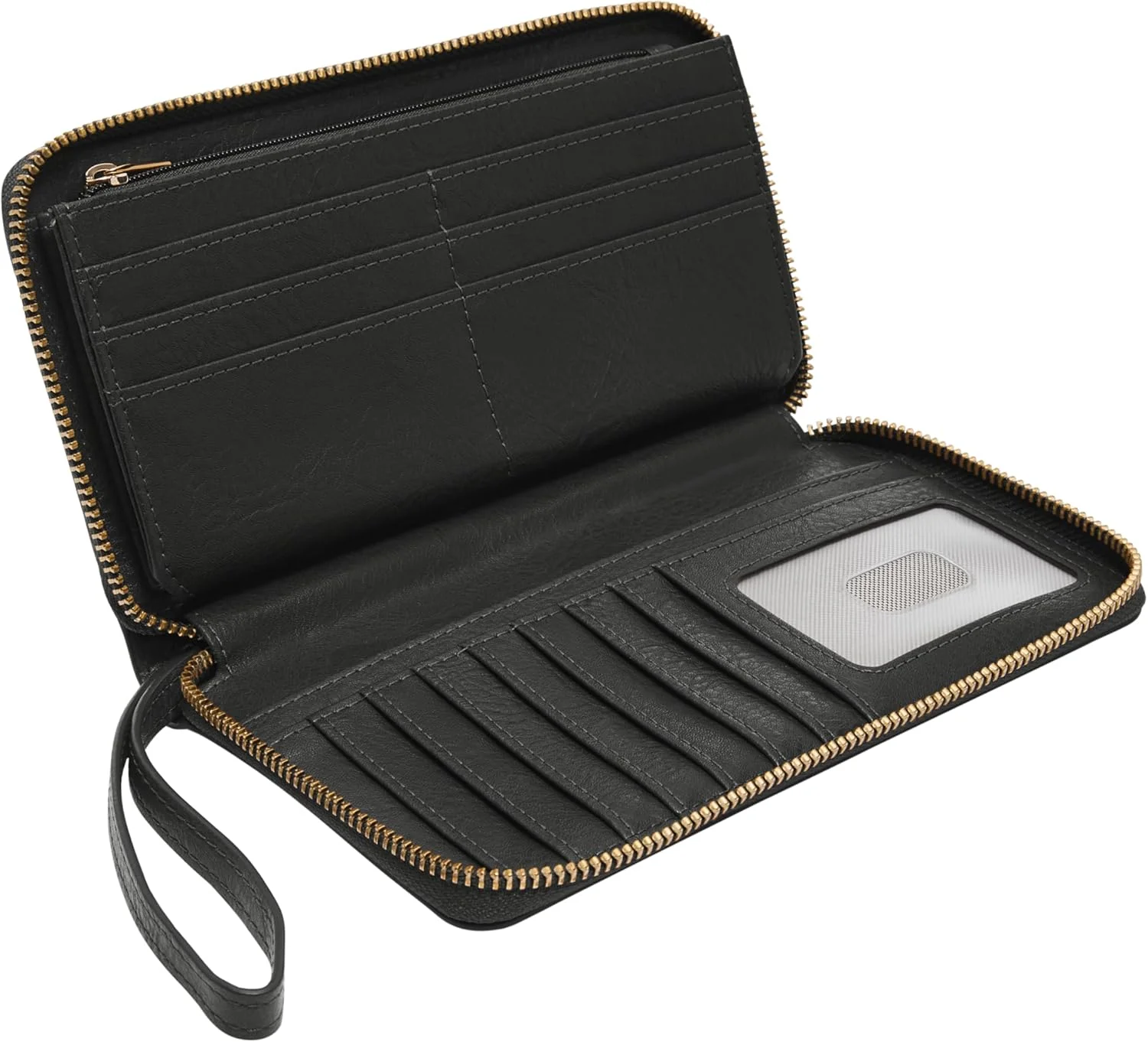 کیف پول کلاچ زیپ دار زنانه فسیل مدل Liza