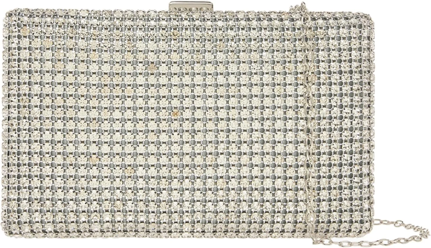 کیف دستی جعبه ای زنانه Flora Bella Shoexpress با تزئینات، قفل فشاری و بند زنجیری