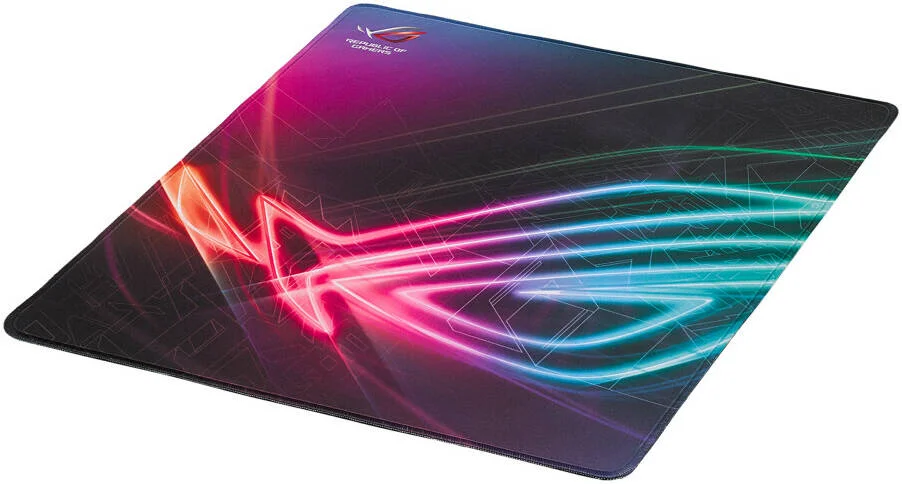 پد ماوس گیمینگ ایسوس NC03-ROG Strix Edge، ابعاد 400x450x2 میلی متر، دوخت تمام رنگی ضد سایش، پایه لاستیکی ضد لغزش | 90MP00T0-B0UA00