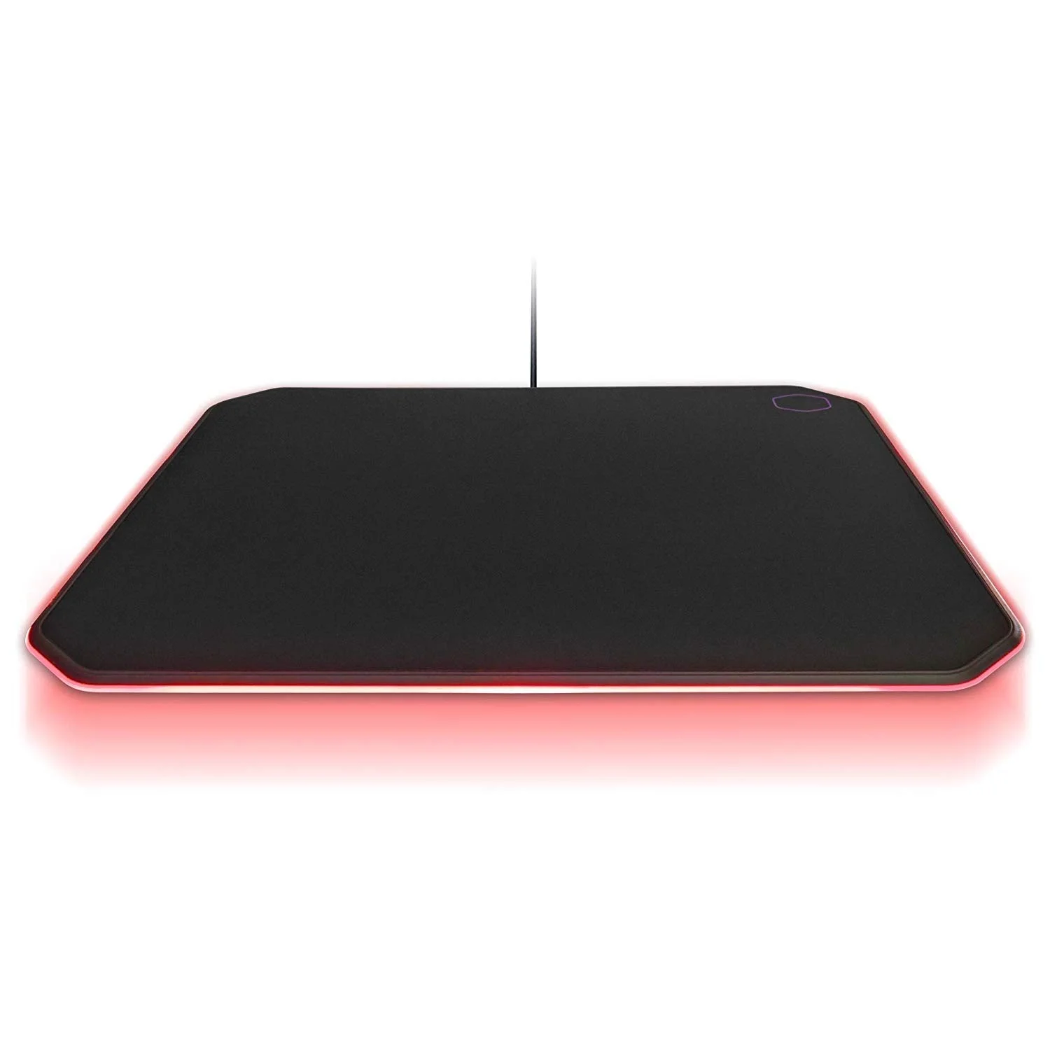 ماوس پد گیمینگ دو طرفه کولر مستر MP860 با نورپردازی RGB و قابلیت تنظیم نرم افزاری، نورپردازی RGB روان، دو سطح با بافت متفاوت | MPA-MP860-OSA-N1
