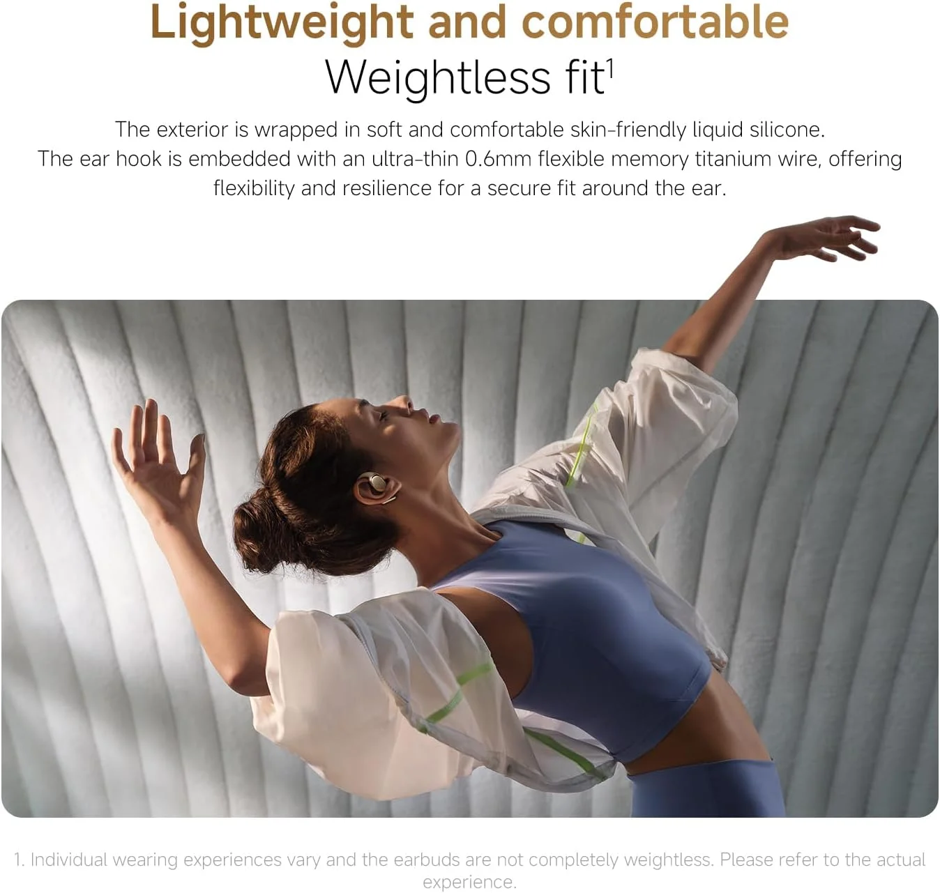 شیائومی OpenWear Stereo Pro طلایی شنی شیائومی OpenWear Stereo Pro طلایی شنی