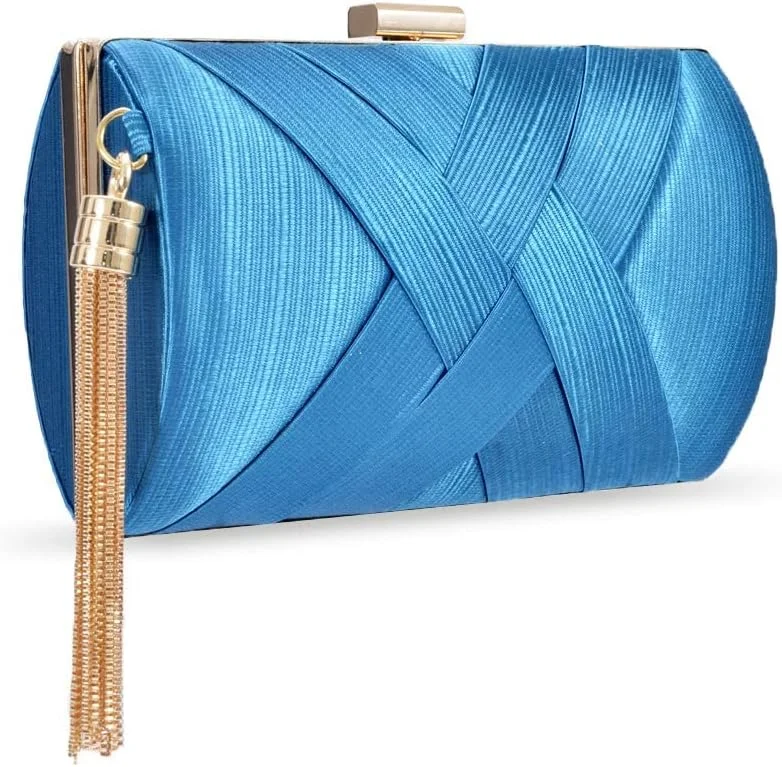 کیف کلاچ مجلسی زنانه شیک ELECDON - کیف دستی طراح دار برای مهمانی ها، کیف دستی کلاچ زنانه ظریف