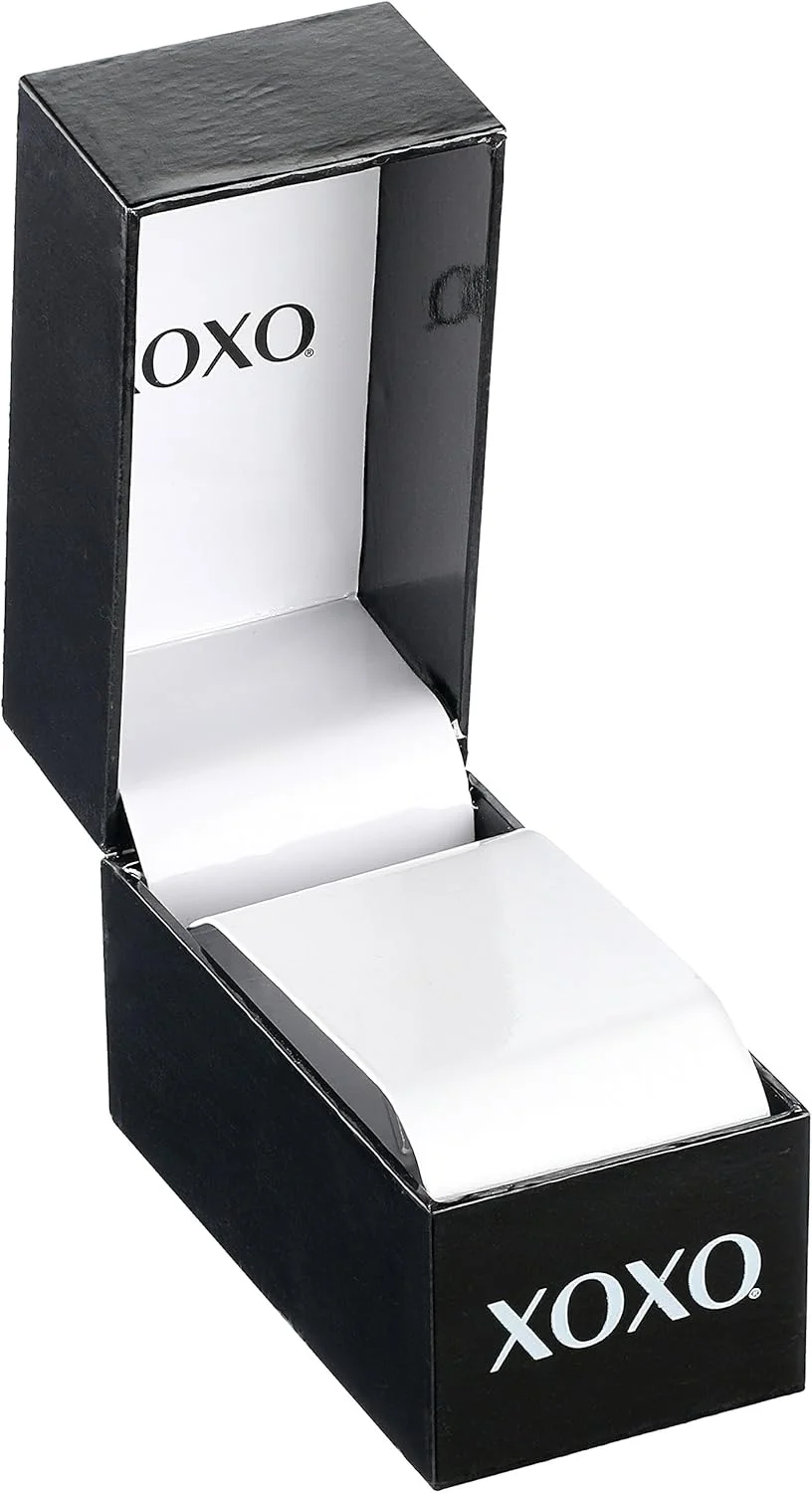 ساعت مچی عقربه ای زنانه آکیوتایم XOXO مدل XO177 با صفحه نمایش آنالوگ و بند روکش طلایی