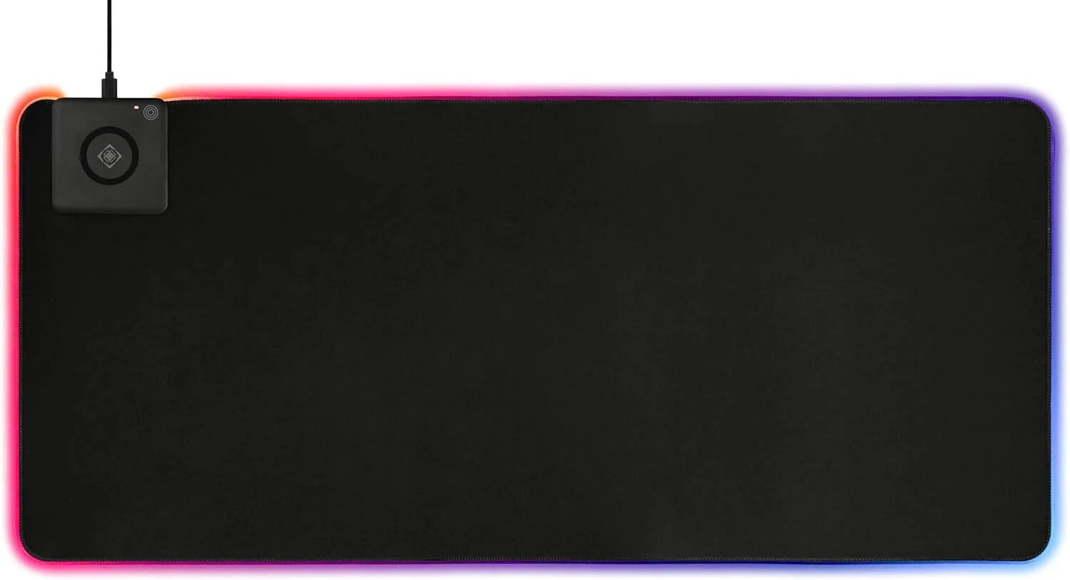 ماوس پد گیمینگ RGB دلتاکو با شارژ سریع بی سیم 10 واتی و سطح نئوپرن بسیار بزرگ، 90x40 سانتی متر، مشکی | GAM-092