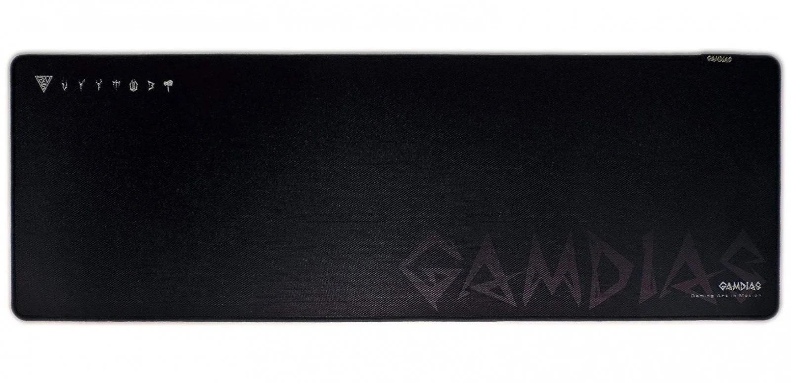 پد ماوس گیمینگ نرم و بزرگ GAMDIAS NYX P1، پارچه ضد لغزش و لبه های دوخته شده، اندازه 89x29x0.3 سانتیمتر، مشکی | NYX P1