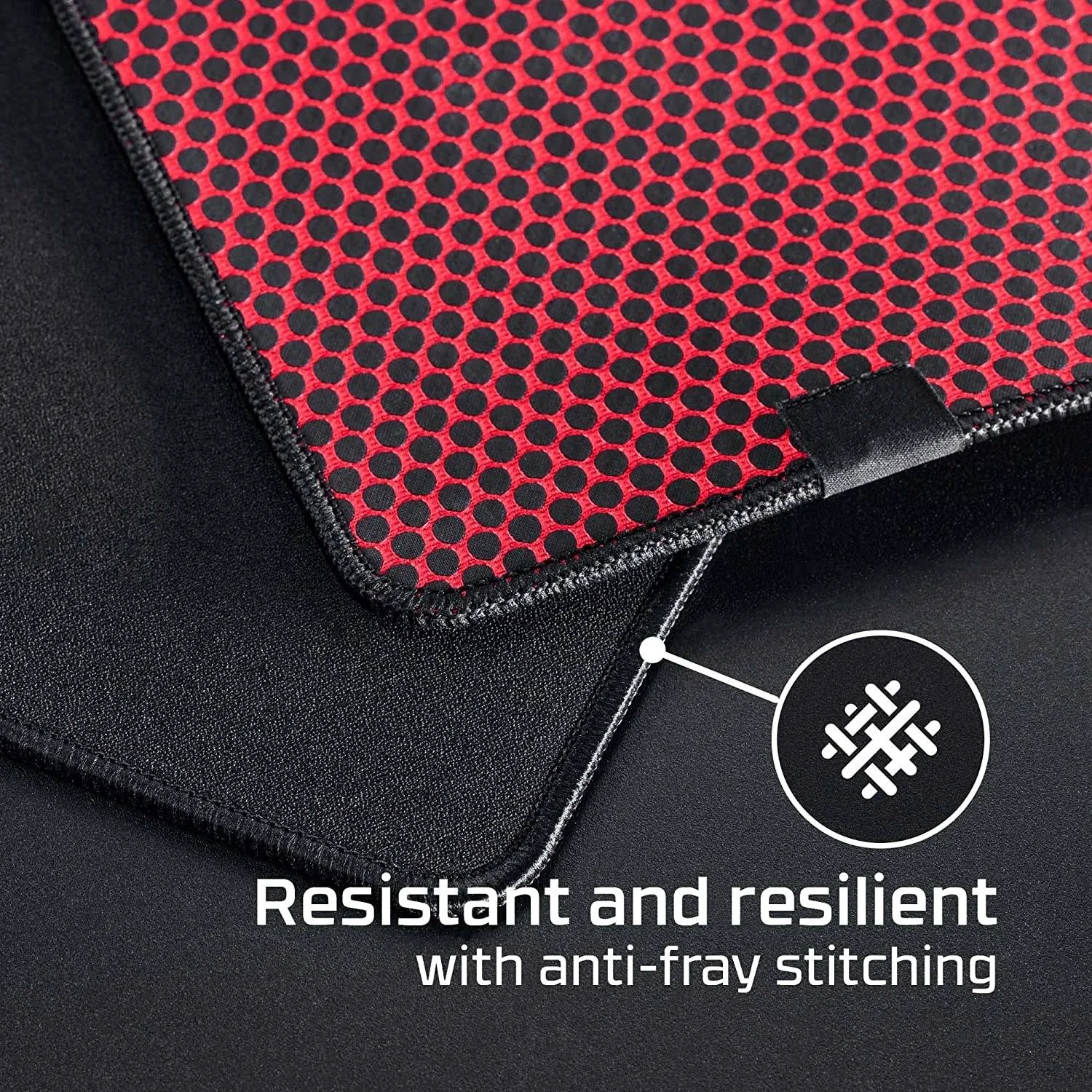 پد ماوس گیمینگ HyperX Pulsefire Mat، سطح پارچه ای قابل رول شدن، حافظه داخلی برای 3 پروفایل، تعویض پروفایل با حسگر لمسی، پایه لاستیکی ضد لغزش، بزرگ، مشکی | 4Z7X4AA