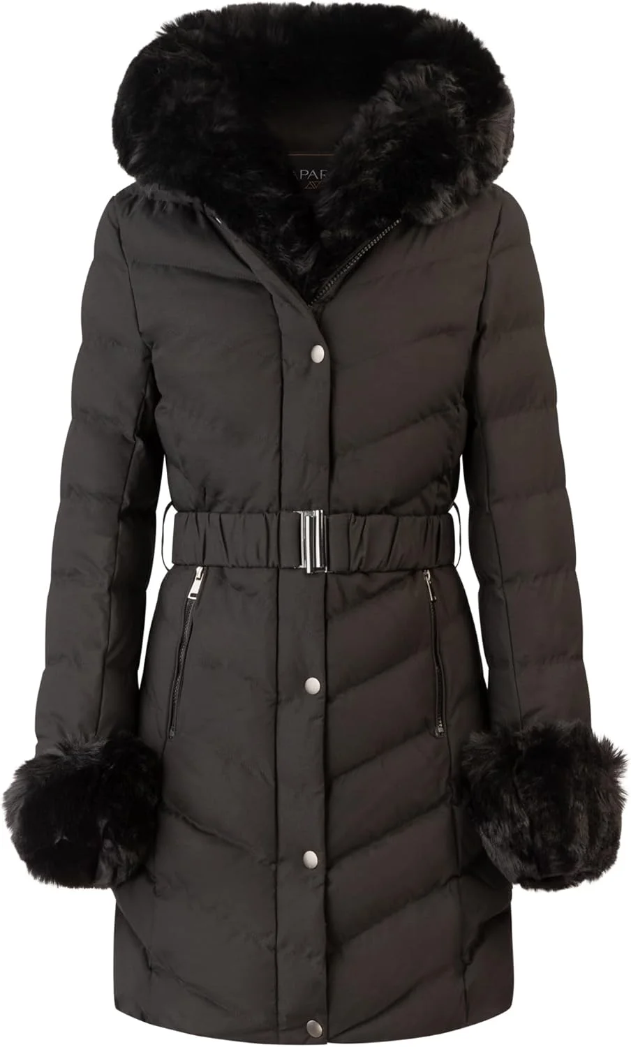 کاپشن زمستانی زنانه آپارت با زیپ