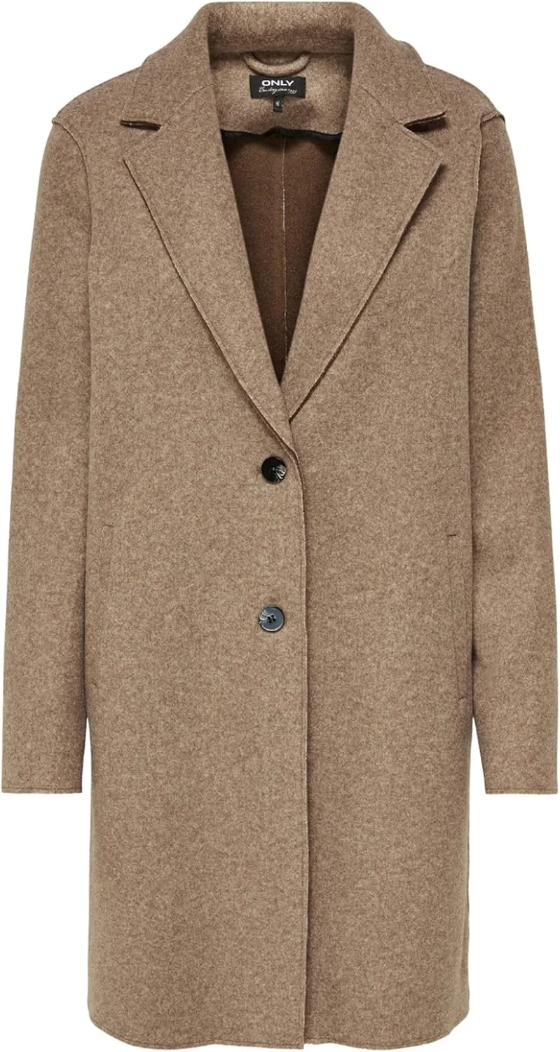 کت زنانه اونلی مدل Onlcarrie Bonded Otw Noos