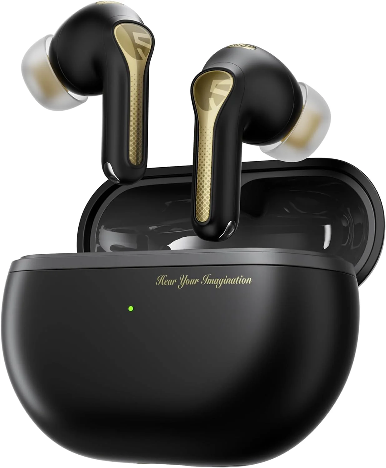 هدفون بی‌سیم SoundPEATS Capsule3 Pro+ با صدای Hi Res و LDAC، هدفون حذف نویز فعال با درایور XMEMS، هدفون بلوتوث 5.3 داخل گوشی با ANC تطبیقی و 6 میکروفون، 43 ساعت پخش، کنترل از طریق اپلیکیشن