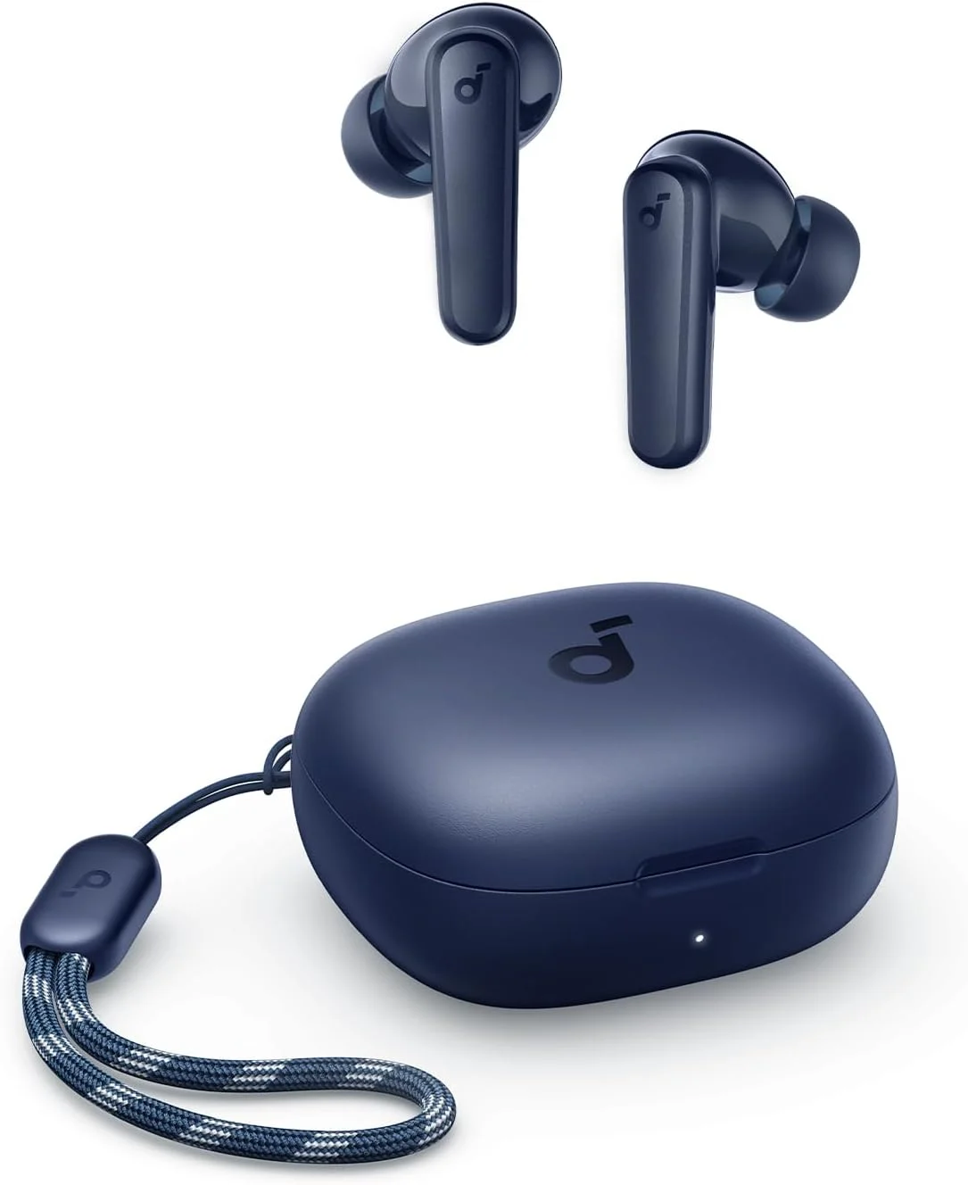 هدفون بلوتوثی soundcore Anker P20i، درایورهای 10 میلی‌متری با بیس قوی، هدفون بی‌سیم واقعی، بلوتوث 5.3، 30 ساعت پخش، IPX5، 2 میکروفون برای تماس‌های شفاف با هوش مصنوعی، 22 اکولایزر از پیش تعیین شده، سفارشی‌سازی از طریق برنامه