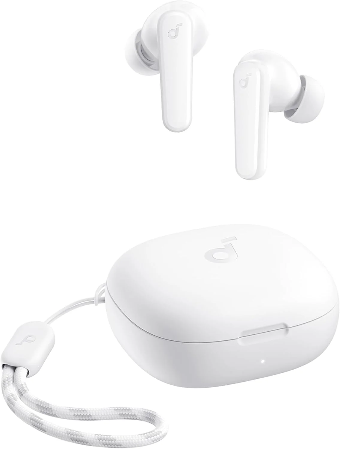 هدفون بلوتوثی soundcore Anker P20i، درایورهای 10 میلی‌متری با بیس قوی، ایربادهای بی‌سیم واقعی، بلوتوث 5.3، 30 ساعت پخش، IPX5، 2 میکروفون برای تماس‌های شفاف با هوش مصنوعی، 22 اکولایزر از پیش تنظیم شده، سفارشی‌سازی از طریق برنامه
