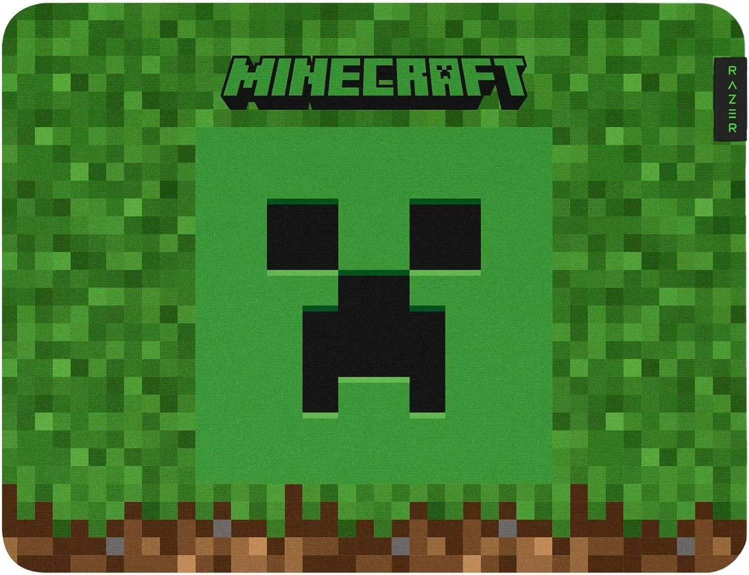 پد ماوس گیمینگ پارچه ای Razer Gigantus V2، سایز متوسط، بافت ریز بافته شده، پایه ضد لغزش، نسخه Minecraft | RZ02-03333800-R3M1