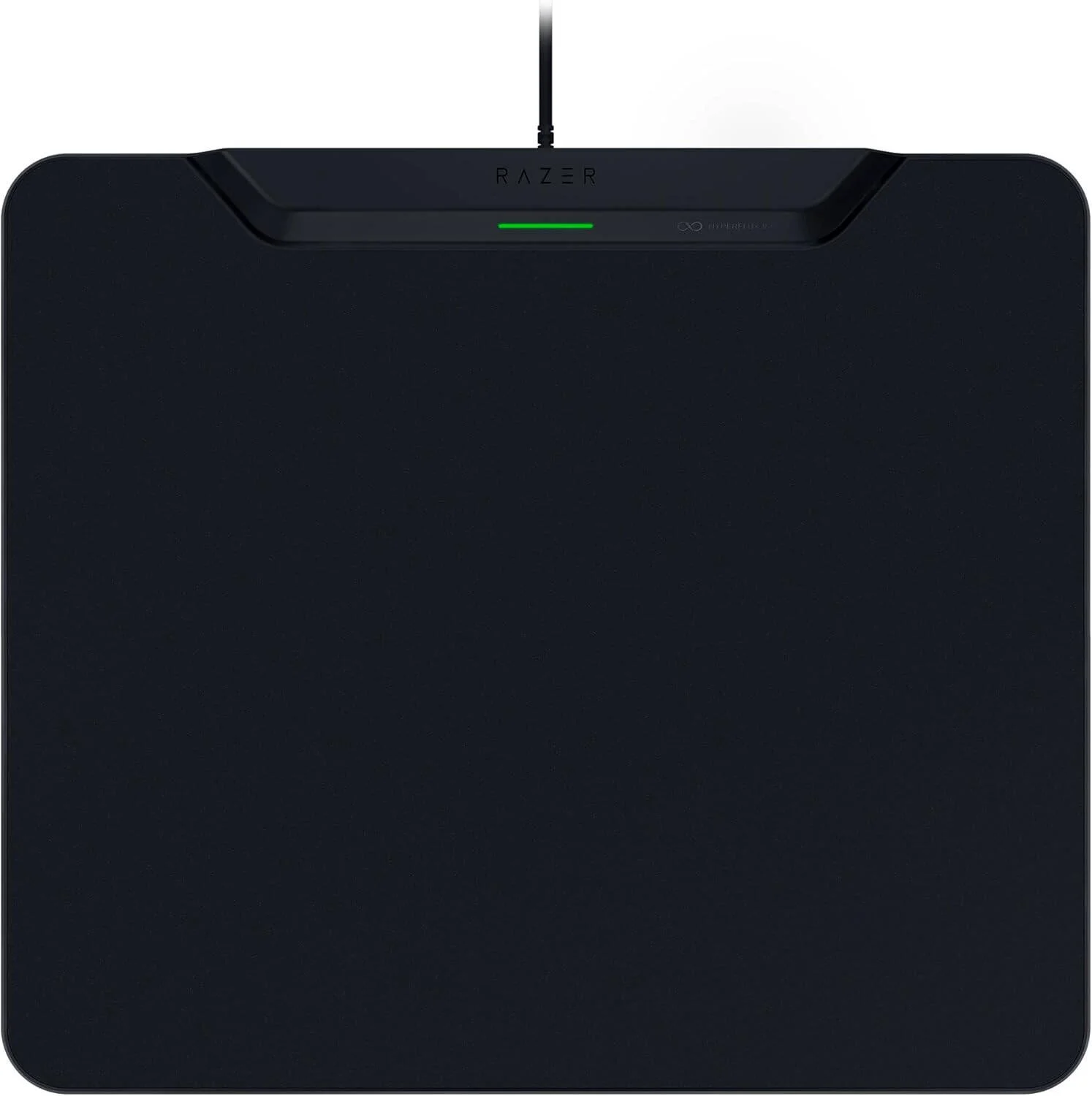 پد ماوس شارژ بی‌سیم Razer HyperFlux V2، نرخ نمونه‌برداری 1000 هرتز، نشانگر LED، سطح میکرو بافت، ضخامت 5 میلی‌متر، نوع پد سخت، پایه‌های لاستیکی ضد لغزش، مشکی | RZ81-04930100-B3M1