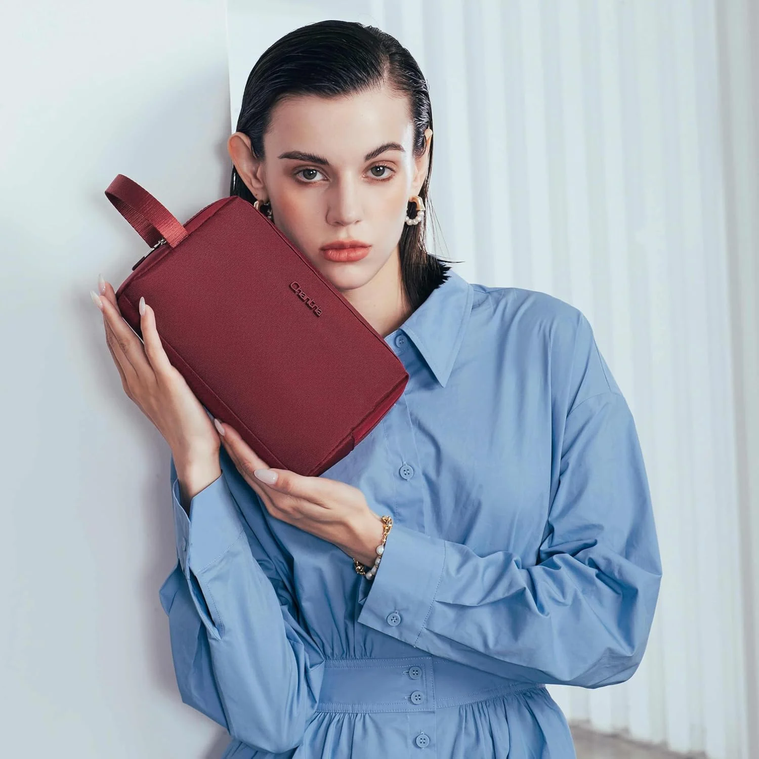 کیف دستی سبک وزن ممتاز Chantria برای زنان، کیف کلاچ چند منظوره مقاوم در برابر آب با جیب های متعدد، CB00637 کیف دستی سبک وزن ممتاز Chantria برای زنان، کیف کلاچ چند منظوره مقاوم در برابر آب با جیب های متعدد، CB00637