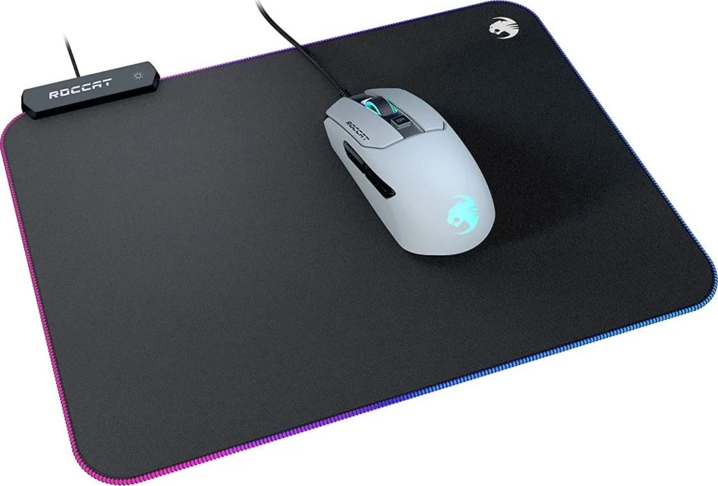 پد ماوس گیمینگ Roccat Sense Aimo با نورپردازی RGB، ابعاد 350mm x 250mm x 3.5mm، جنس لاستیکی | ROC-13-370