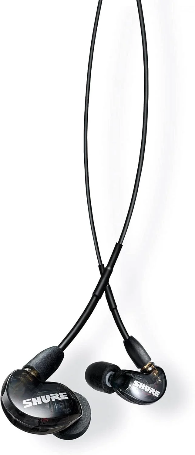 هدفونهای داخل گوشی حرفهای Shure SE215-K با قابلیت حذف نویز، طراحی دور گوشی، فیت راحت و ایمن، بیس عمیق و کیفیت صدای بالا، مشکی هدفونهای داخل گوشی حرفهای Shure SE215-K با قابلیت حذف نویز، طراحی دور گوشی، فیت راحت و ایمن، بیس عمیق و کیفیت صدای بالا، مشکی
