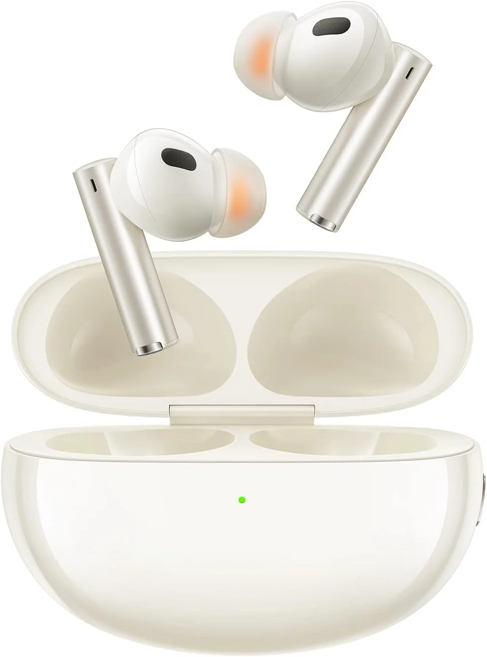 هدفون بی سیم Realme Buds Air 5 Pro با قابلیت حذف نویز فعال 50 دسی بل (بژ طلوع آفتاب)