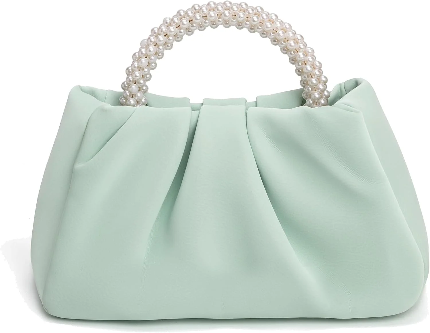 کیف دستی زنانه کوچک مرواریدی Beatfull، کیف چرم نرم، کیف عروسی، کیف کلاچ مهمانی، کیف کراس بادی