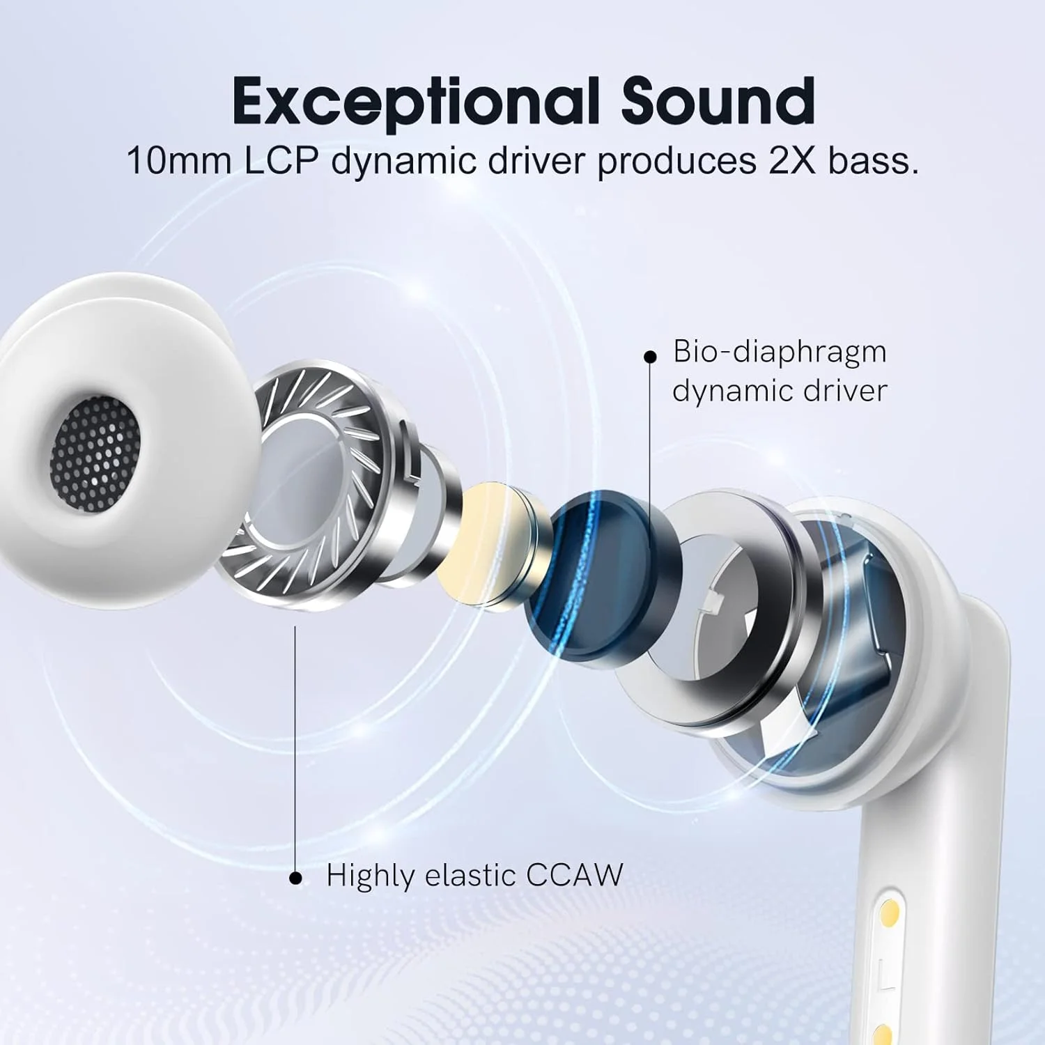 هدفون بی سیم QCY T13 ANC، حذف نویز فعال 30 دسی بل، درایورهای 10 میلی متری LCP با Bass+، تماس های شفاف هوش مصنوعی 4 میکروفون، 30 ساعت پخش، بلوتوث 5.3 برای آیفون/اندروید هدفون بی سیم QCY T13 ANC، حذف نویز فعال 30 دسی بل، درایورهای 10 میلی متری LCP با Bass+، تماس های شفاف هوش مصنوعی 4 میکروفون، 30 ساعت پخش، بلوتوث 5.3 برای آیفون/اندروید