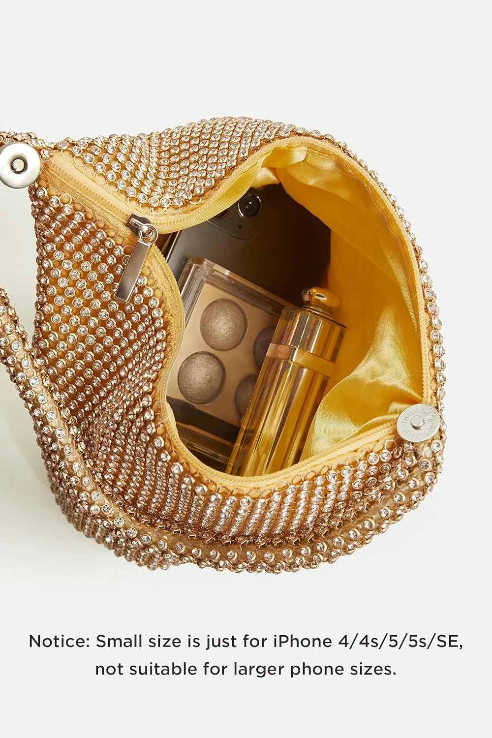 کیف دستی مجلسی زنانه بیبی یوند، کیف مثلثی پولکی براق نگین دار مناسب مهمانی های دهه 1920، جشن و عروسی