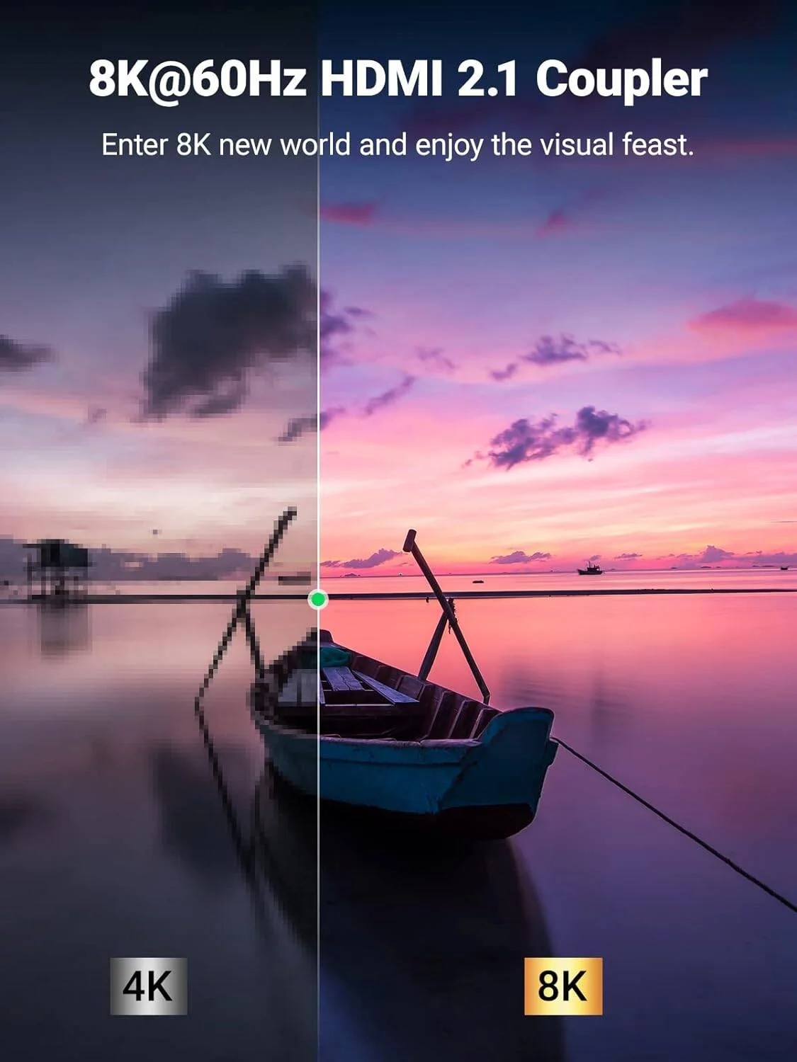 آداپتور افزایش طول HDMI 8K ماده به ماده UGREEN 2.1 با سرعت بالا، پشتیبانی از رزولوشن تا 8K@60Hz، صدای eARC، برای تلویزیون های HD، لپ تاپ ها، مانیتورها، پروژکتورها و کنسول های بازی، خاکستری | 90592 آداپتور افزایش طول HDMI 8K ماده به ماده UGREEN 2.1 با سرعت بالا، پشتیبانی از رزولوشن تا 8K@60Hz، صدای eARC، برای تلویزیون های HD، لپ تاپ ها، مانیتورها، پروژکتورها و کنسول های بازی، خاکستری | 90592