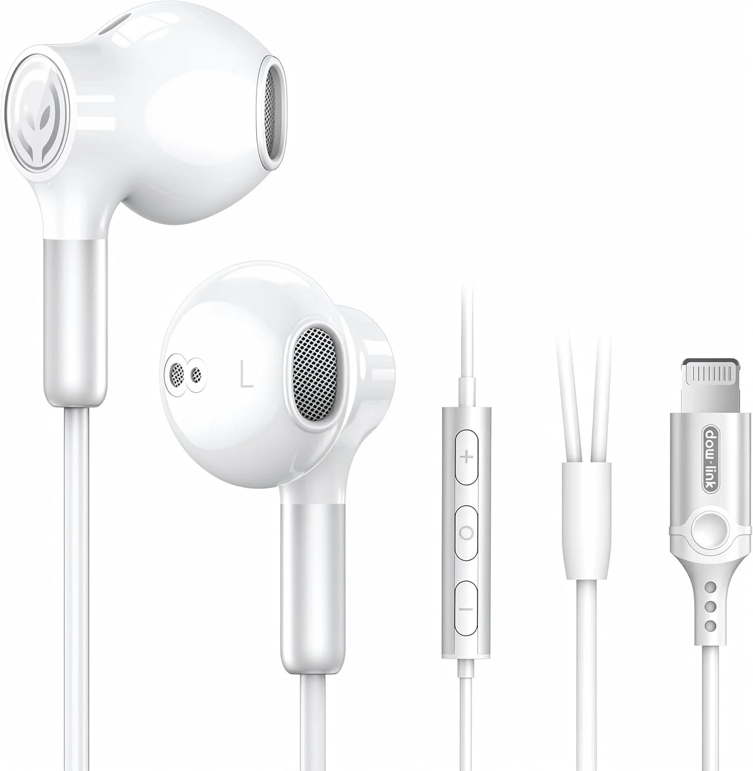 هدفون سیمی لایتنینگ Daw Link | هدفون استریو با قابلیت حذف نویز، میکروفون داخلی و کنترل صدا | سازگار با آیفون و آیپد هدفون سیمی لایتنینگ Daw Link | هدفون استریو با قابلیت حذف نویز، میکروفون داخلی و کنترل صدا | سازگار با آیفون و آیپد