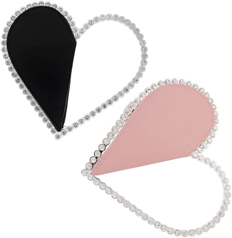 کیف مجلسی زنانه، کیف دستی قلبی شکل نگین دار، مناسب عروسی و مهمانی کیف مجلسی زنانه، کیف دستی قلبی شکل نگین دار، مناسب عروسی و مهمانی