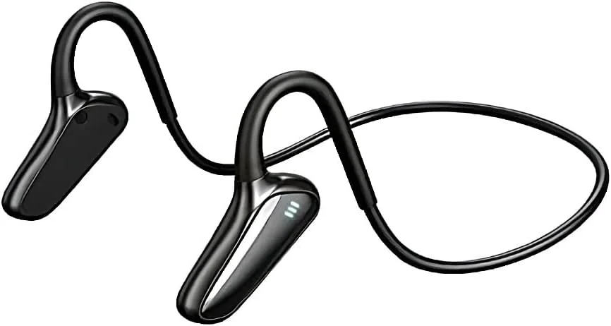 هدفون بلوتوثی هدایت استخوانی KASTWAVE، بی سیم، داخل گوشی، ضد آب IPX5، بدون درد، استریو با میکروفون، مناسب برای دویدن، پیاده روی، دوچرخه سواری (مشکی) هدفون بلوتوثی هدایت استخوانی KASTWAVE، بی سیم، داخل گوشی، ضد آب IPX5، بدون درد، استریو با میکروفون، مناسب برای دویدن، پیاده روی، دوچرخه سواری (مشکی)