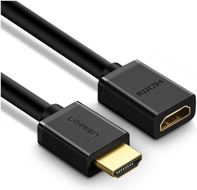 کابل HDMI نر به ماده UGREEN مدل HD107، پشتیبانی از رزولوشن تا 4K x 2K 60Hz، پشتیبانی از استاندارد HDMI Ethernet 1.4v، پهنای باند 10.2 گیگابیت بر ثانیه، پشتیبانی از Full HD و 3D، مشکی | 10141 کابل HDMI نر به ماده UGREEN مدل HD107، پشتیبانی از رزولوشن تا 4K x 2K 60Hz، پشتیبانی از استاندارد HDMI Ethernet 1.4v، پهنای باند 10.2 گیگابیت بر ثانیه، پشتیبانی از Full HD و 3D، مشکی | 10141